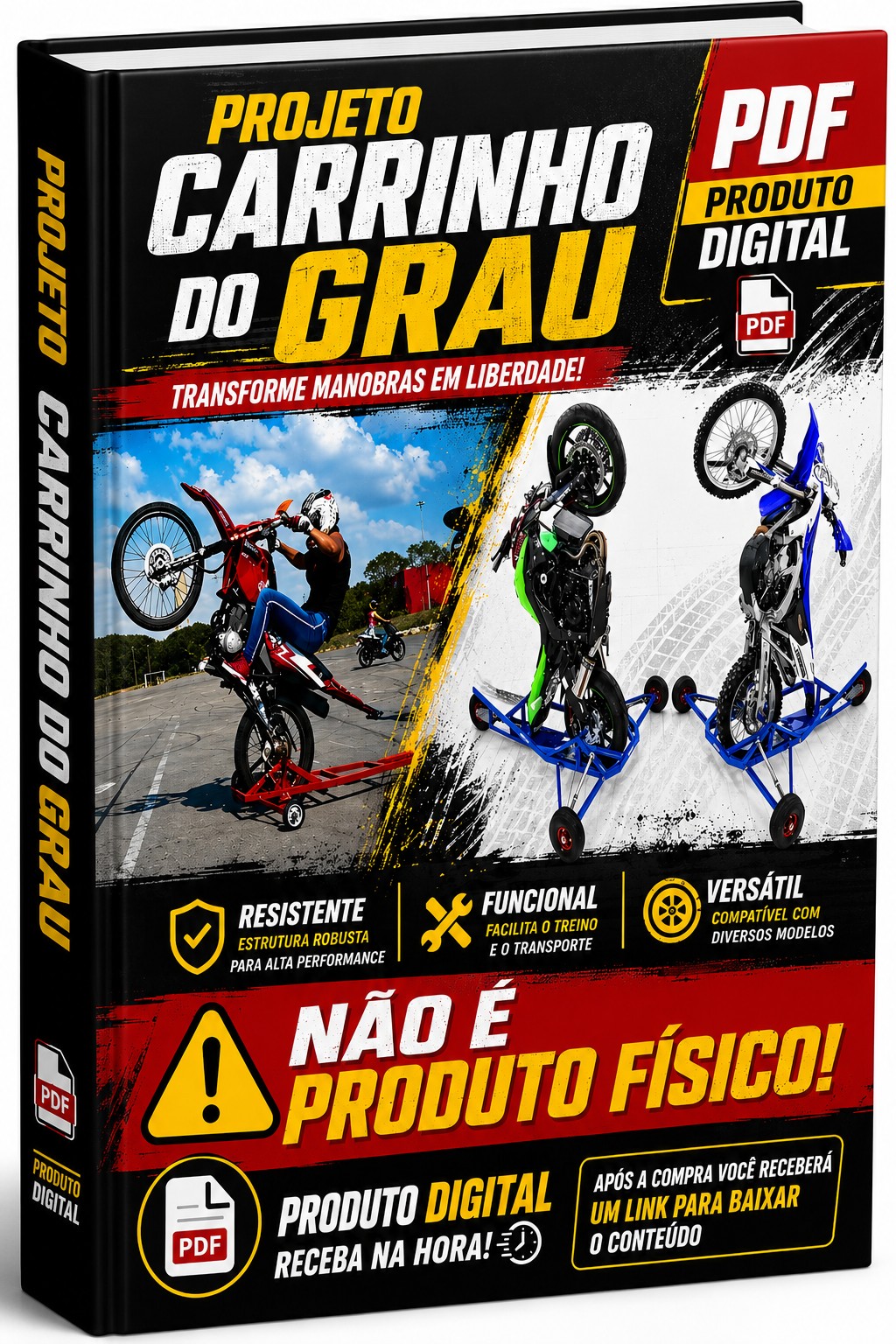 Projeto Aparelho para Empinar Moto Carrinho do Grau